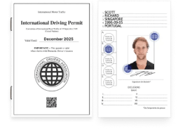 International Driving Permit - idp booklet 1