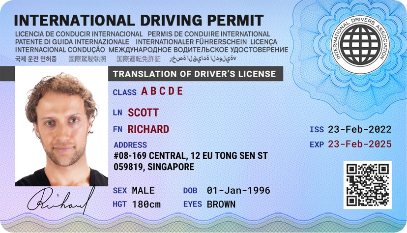 International Driving Permit - idp card new