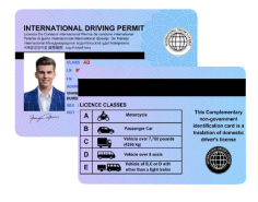 International Driving Permit - id card 1 1 1